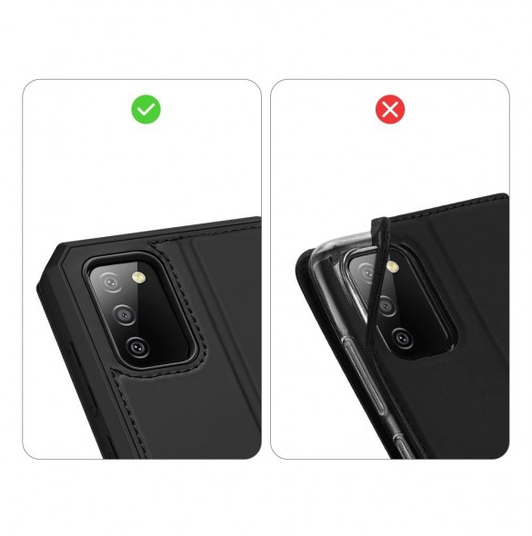 DUX DUCIS Skin X Bokhylla typ fodral för Samsung Galaxy A02s EU svart