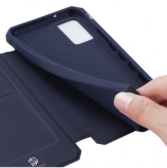 DUX DUCIS Skin X Bokhylla typ fodral för Samsung Galaxy A02s EU svart