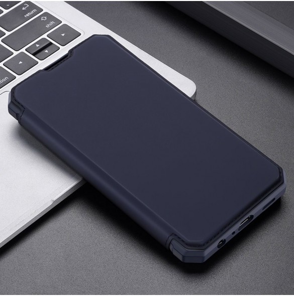 DUX DUCIS Skin X Bokhylla typ fodral för Samsung Galaxy A02s EU blå