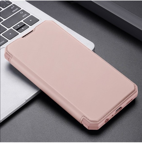 DUX DUCIS Skin X Bokhylla typ fodral för Samsung Galaxy A02s EU rosa