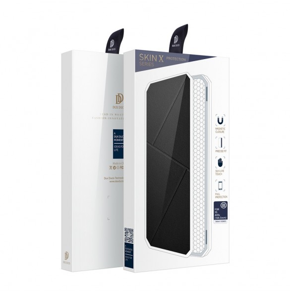 DUX DUCIS Skin X Bokhylla typ fodral för Samsung Galaxy A03s svart