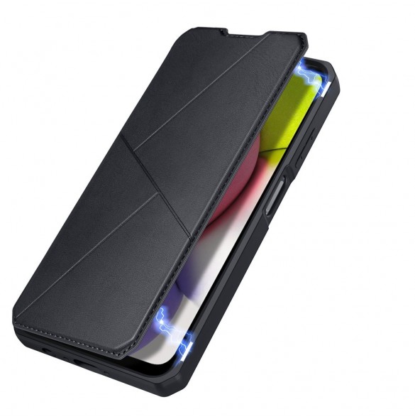 DUX DUCIS Skin X Bokhylla typ fodral för Samsung Galaxy A03s svart