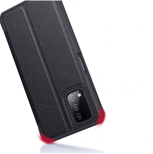 DUX DUCIS Skin X Bokhylla typ fodral för Samsung Galaxy A03s svart