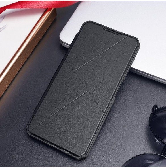 DUX DUCIS Skin X Bokhylla typ fodral för Samsung Galaxy A03s svart