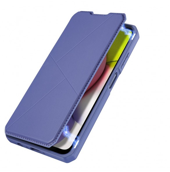 DUX DUCIS Skin X Bokhylla typ fodral för Samsung Galaxy A03s blå