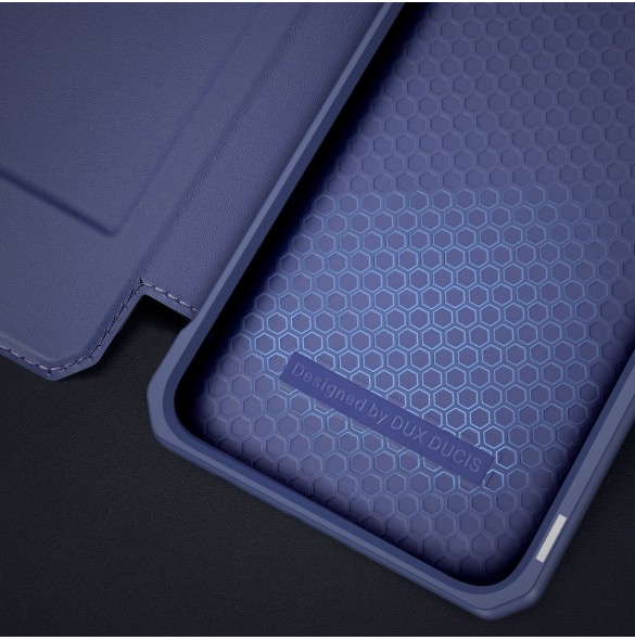 DUX DUCIS Skin X Bokhylla typ fodral för Samsung Galaxy A03s blå