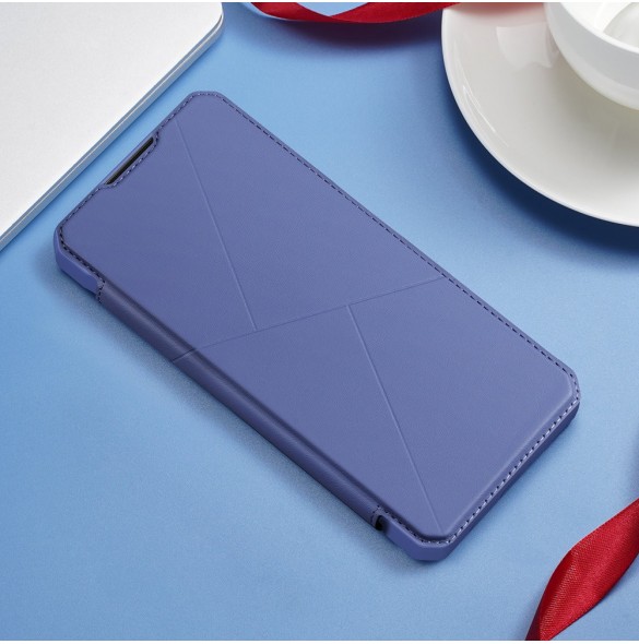 DUX DUCIS Skin X Bokhylla typ fodral för Samsung Galaxy A03s blå