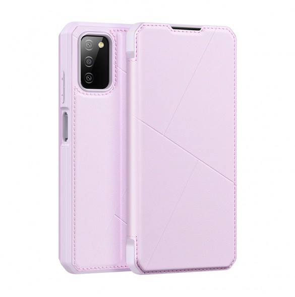 DUX DUCIS Skin X Bokhylla typ fodral för Samsung Galaxy A03s rosa