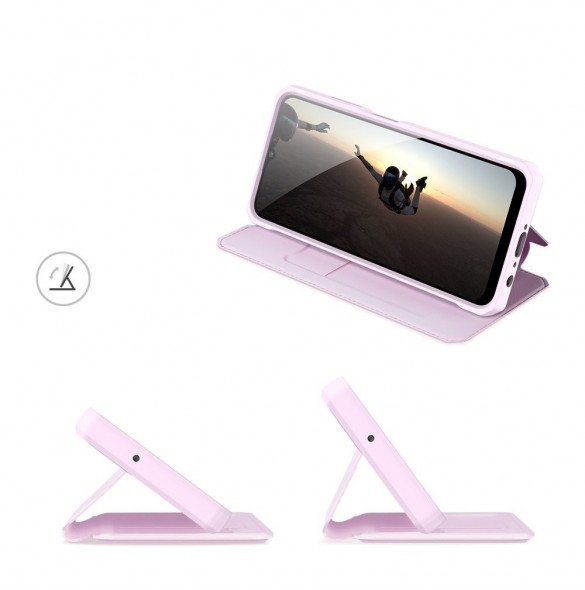 DUX DUCIS Skin X Bokhylla typ fodral för Samsung Galaxy A03s rosa
