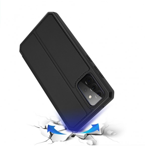 DUX DUCIS Skin X Bokhylla typ fodral för Samsung Galaxy A72 4G svart