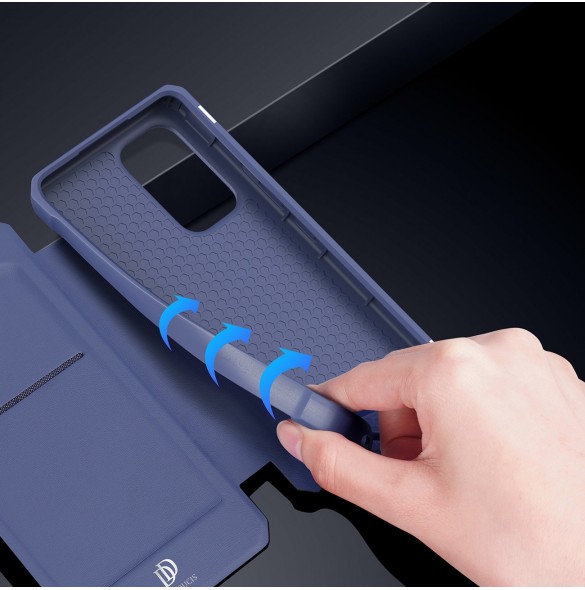 Dux Ducis Skin X hölsterfodral till Samsung Galaxy A73 blå