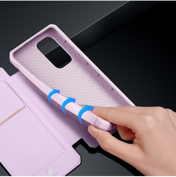 Dux Ducis Skin X hölsterfodral till Samsung Galaxy A73 rosa
