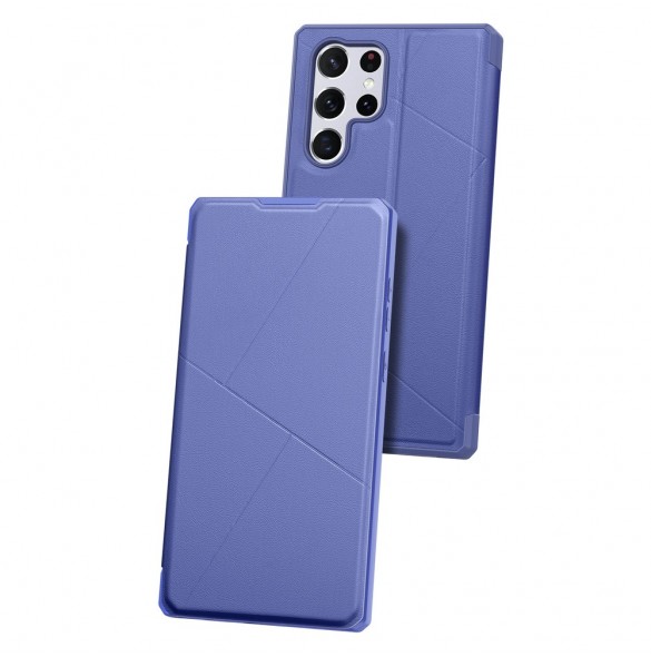 DUX DUCIS Skin X hölsterfodral till Samsung Galaxy S22 Ultra blå
