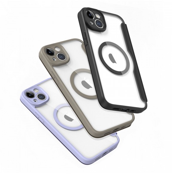 Dux Ducis Skin X Pro Fodral iPhone 14 Plus Magnetic MagSafe Flip Fodral Svart