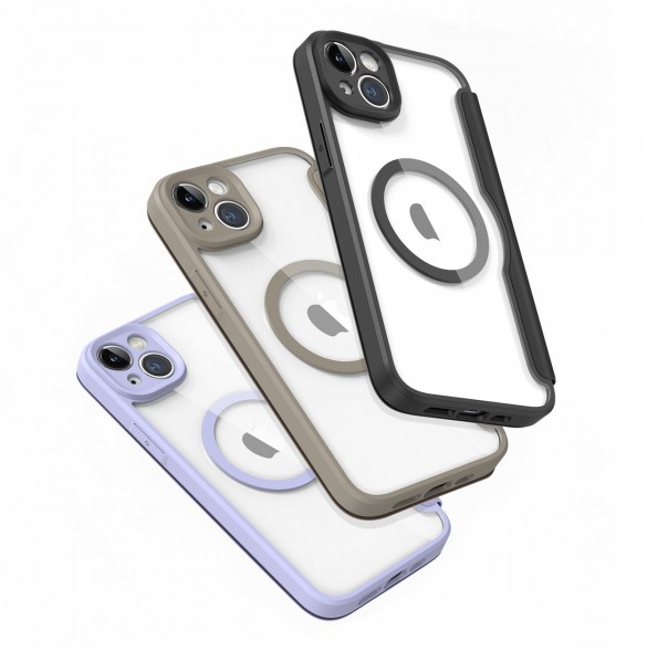 Dux Ducis Skin X Pro Fodral iPhone 14 Plus Magnetic MagSafe Flip Fodral Lila
