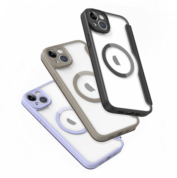 Dux Ducis Skin X Pro fodral iPhone 14 Plus MagSafe magnetiskt flipfodral beige