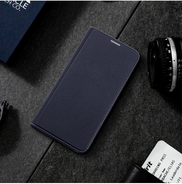 Dux Ducis Skin X2 Fodral För Xiaomi Redmi Note 12 5G / Poco X5 5G Cover Flip Plånboksställ Blå