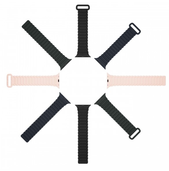 Dux Ducis Strap (Armor Version) Apple Watch Ultra, SE, 9, 8, 7, 6, 5, 4, 3, 2, 1 (49, 45, 44, 42 mm) Silikon magnetbandsarmba