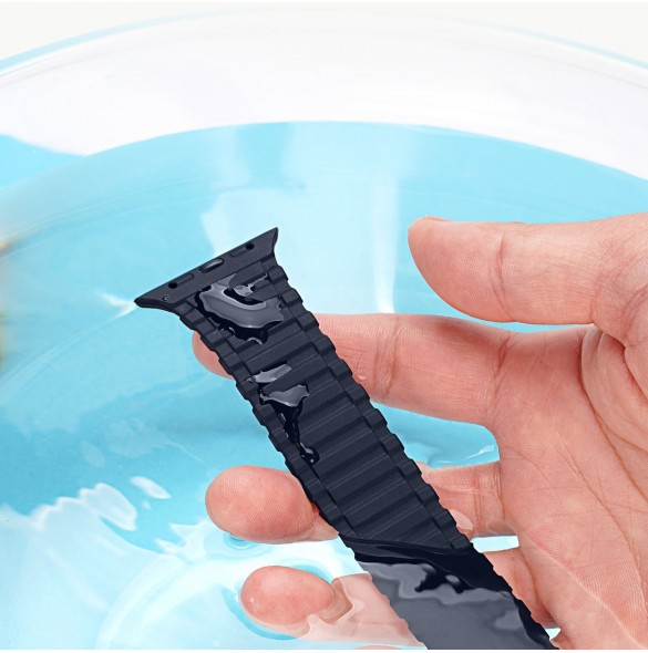 Dux Ducis Strap (Armor Version) Apple Watch Ultra, SE, 9, 8, 7, 6, 5, 4, 3, 2, 1 (49, 45, 44, 42 mm) Silikon magnetbandsarmba