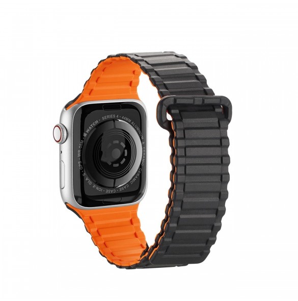 Dux Ducis Strap (Armor Version) Armband Apple Watch Ultra, SE, 9, 8, 7, 6, 5, 4, 3, 2, 1 (49, 45, 44, 42 mm) Silikonmagnetarm