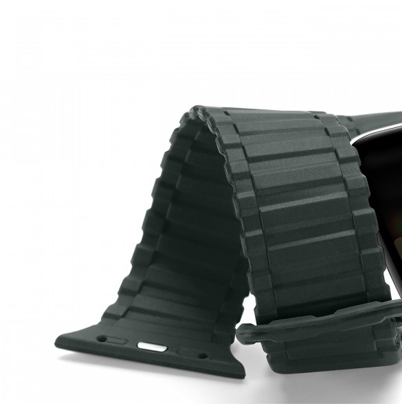Dux Ducis Strap (Armor Version) rem Apple Watch Ultra, SE, 9, 8, 7, 6, 5, 4, 3, 2, 1 (49, 45, 44, 42 mm) magnetiskt silikonar