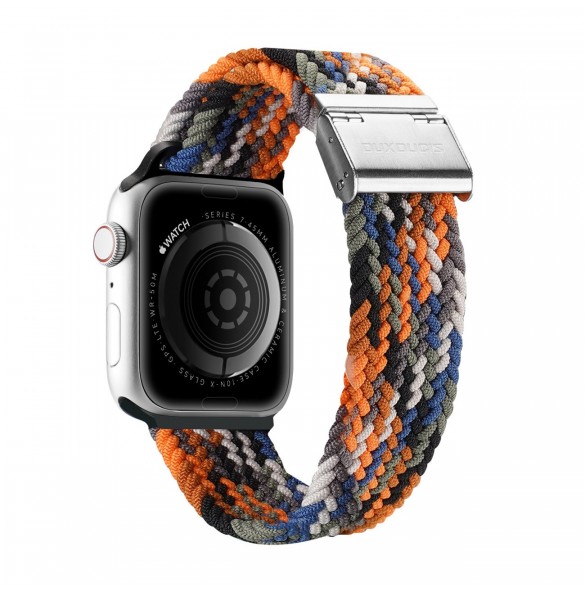 Dux Ducis-rem (Mixture II-version) Apple Watch SE-rem, 9, 8, 7, 6, 5, 4, 3, 2, 1 (41, 40, 38 mm) flätat kamoarmband