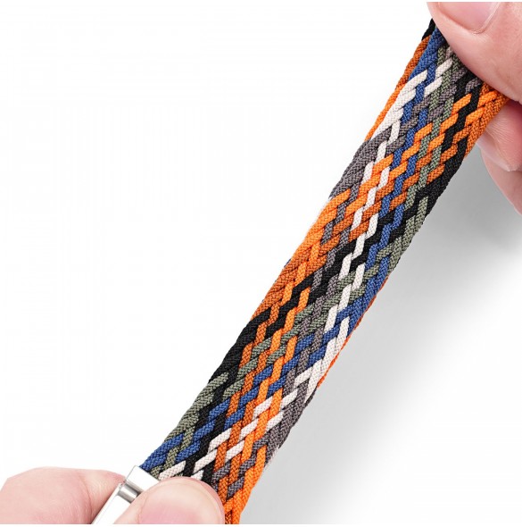 Dux Ducis-rem (Mixture II-version) Apple Watch SE-rem, 9, 8, 7, 6, 5, 4, 3, 2, 1 (41, 40, 38 mm) flätat kamoarmband