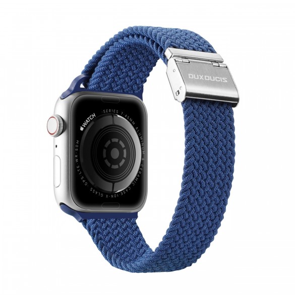 Dux Ducis-rem (Mixture II-version) Apple Watch Ultra, SE, 9, 8, 7, 6, 5, 4, 3, 2, 1 (49, 45, 44, 42 mm) flätat bandarmband bl