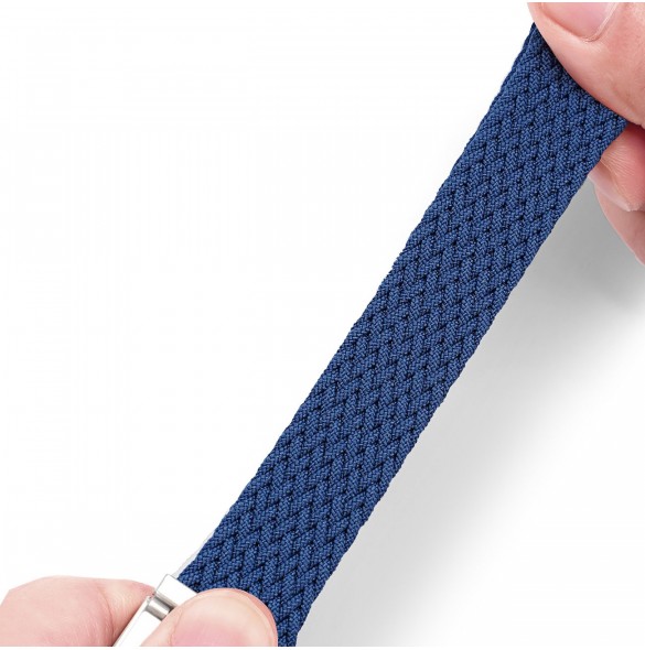 Dux Ducis-rem (Mixture II-version) Apple Watch Ultra, SE, 9, 8, 7, 6, 5, 4, 3, 2, 1 (49, 45, 44, 42 mm) flätat bandarmband bl