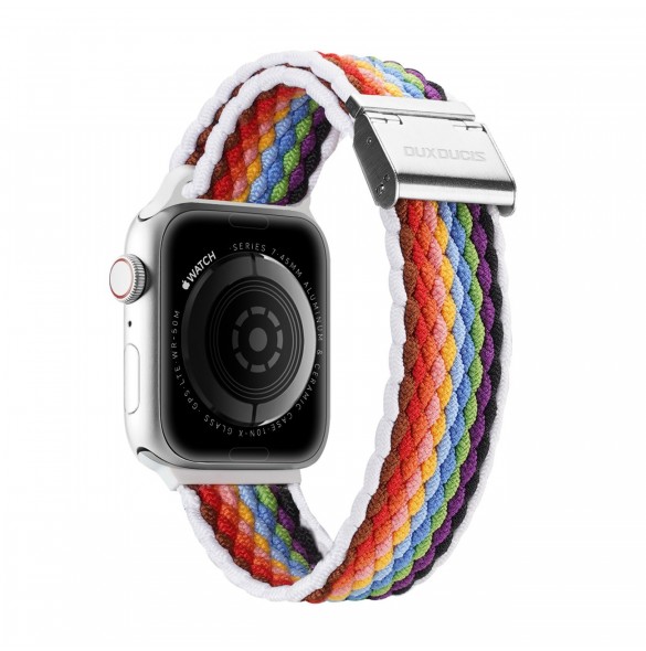 Dux Ducis-rem (Mixture II-version) Apple Watch Ultra, SE, 9, 8, 7, 6, 5, 4, 3, 2, 1 (49, 45, 44, 42 mm) flätat armband med ar