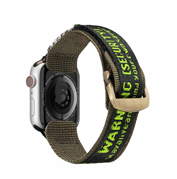 Dux Ducis-rem (utomhusversion) Apple Watch Ultra Strap, SE, 9, 8, 7, 6, 5, 4, 3, 2, 1 (49, 45, 44, 42 mm) Nylonbandsarmband S