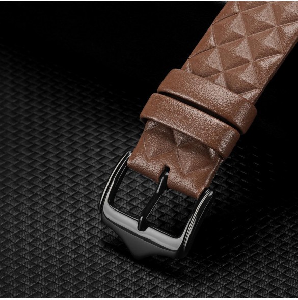 Dux Ducis Strap Läderklocka 7 Band 7/6/5/4/3/2 / SE (41/40 / 38mm) Armband Armband Äkta Läder Armband Brun (Enland Version)