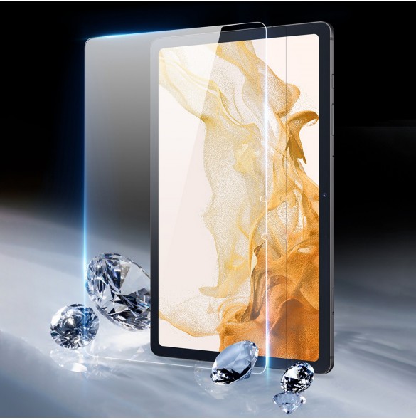 Dux Ducis Tempered Glass 9H bepansrat härdat glas för Samsung Galaxy Tab S8 transparent (väskvänlig)