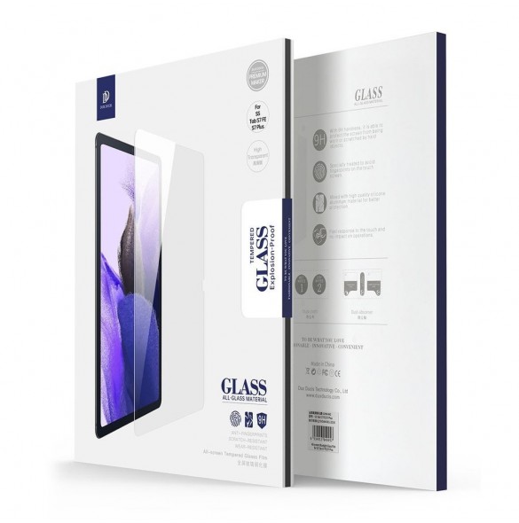 Dux Ducis härdat glas Samsung Galaxy Tab S7+ (S7 Plus) / Tab S7 FE / Tab S8+ (S8 Plus) Transparent
