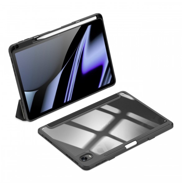 Dux Ducis Toby Armored Flip Smart Case för Oppo Pad med Stylus Hållare Svart