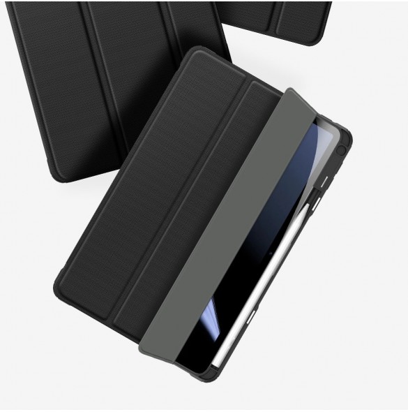 Dux Ducis Toby Armored Flip Smart Case för Oppo Pad med Stylus Hållare Svart