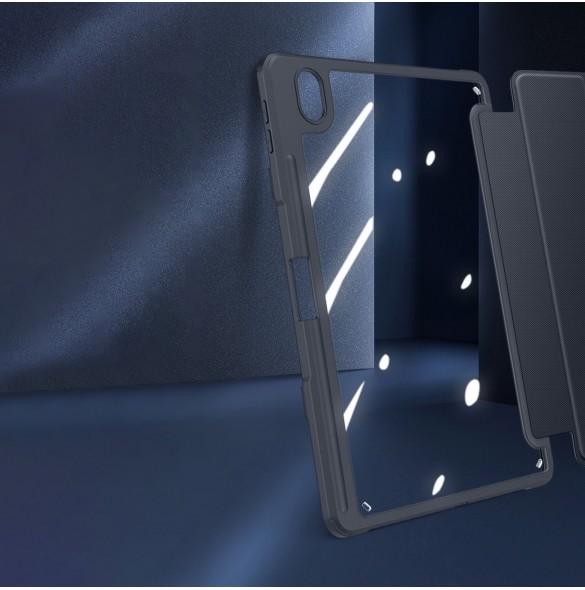 Dux Ducis Toby Armored Flip Smart Case för Oppo Pad med Stylus Hållare Svart