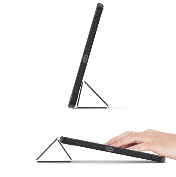 Dux Ducis Toby Armored Flip Smart Case för Oppo Pad med Stylus Hållare Svart