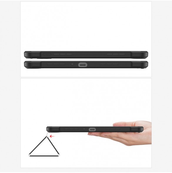 Dux Ducis Toby Armored Flip Smart Case för Oppo Pad med Stylus Hållare Svart