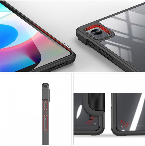 Dux Ducis Toby Armored Flip Smart Case för Realme Pad Mini svart