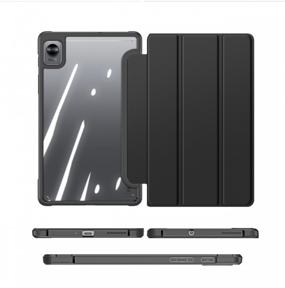 Dux Ducis Toby Armored Flip Smart Case för Realme Pad Mini svart
