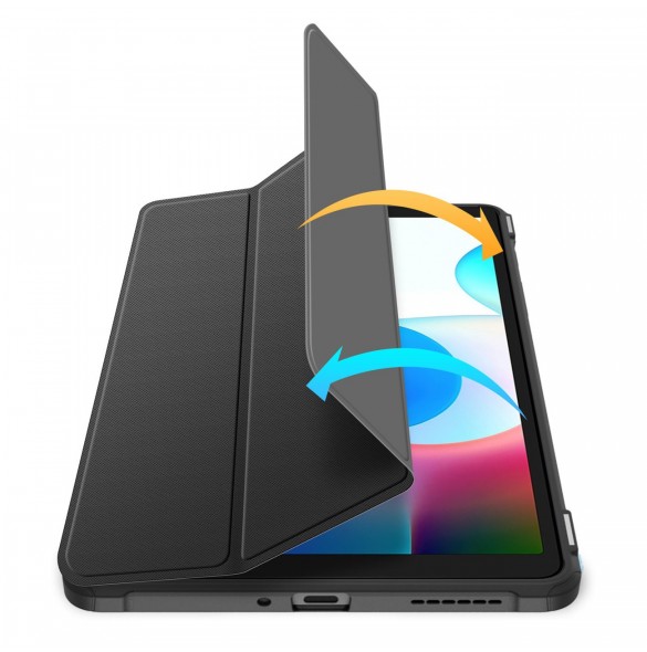 Dux Ducis Toby Armored Flip Smart Case för Realme Pad Mini svart
