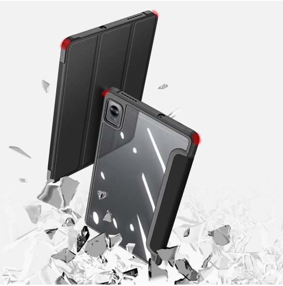 Dux Ducis Toby Armored Flip Smart Case för Realme Pad Mini svart