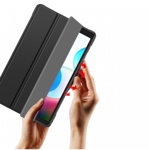 Dux Ducis Toby Armored Flip Smart Case för Realme Pad Mini svart