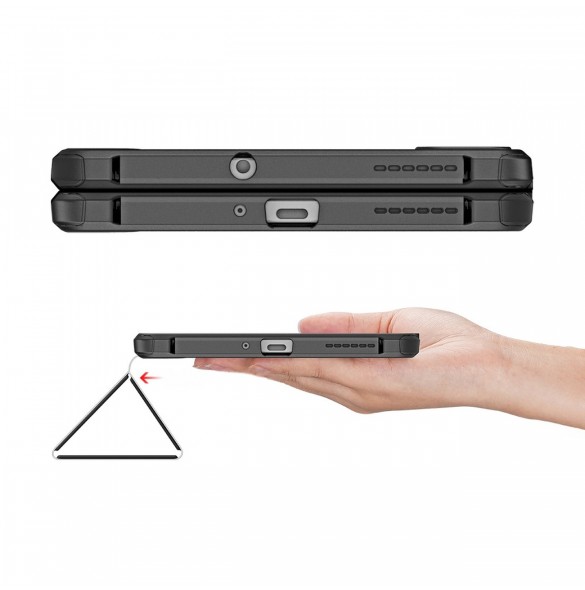 Dux Ducis Toby Armored Flip Smart Case för Realme Pad Mini svart