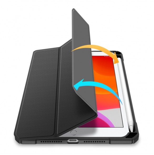 Dux Ducis Toby armored tuff Smart Cover för iPad mini 2021 med hållare för Apple Pencil svart