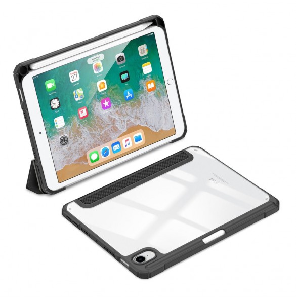 Dux Ducis Toby armored tuff Smart Cover för iPad mini 2021 med hållare för Apple Pencil svart