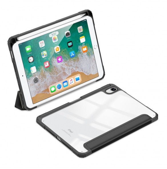 Dux Ducis Toby armored tuff Smart Cover för iPad mini 2021 med hållare för Apple Pencil svart