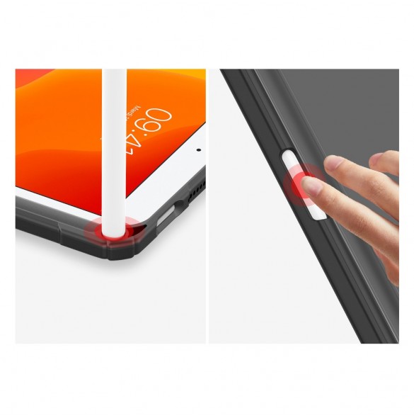 Dux Ducis Toby armored tuff Smart Cover för iPad mini 2021 med hållare för Apple Pencil svart
