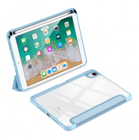 Dux Ducis Toby armored tuff Smart Cover för iPad mini 2021 med hållare för Apple Pencil blå